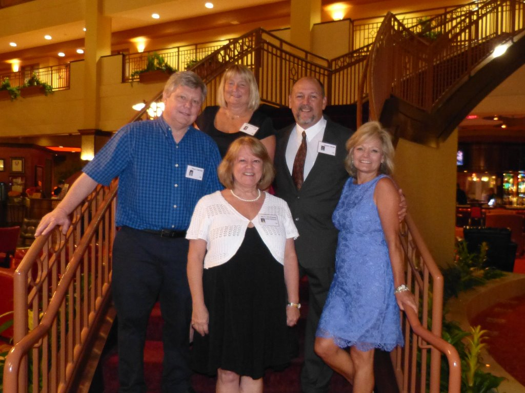2015 40th Reunion - Paul  Carter, Amelia Brakefield Law, Beth Houchens Garfrederick, Kenny Beam, Suzanne OBrien Windsor