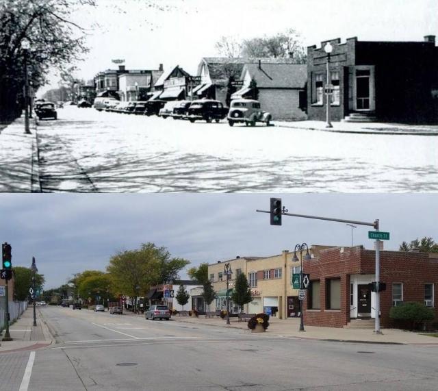 Glenview Road at Church St.