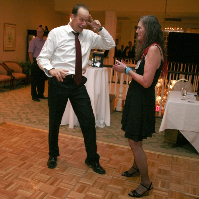 Ann Miles with Tom Sievers