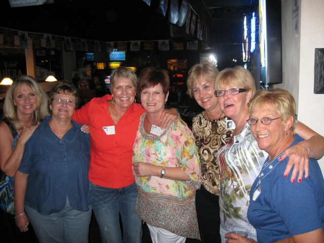 Denise Harris, Cheryl, Karen Cox, Pat Sullivan, Bonnie Thomas, Anita Shadowens & Alice Gauldin