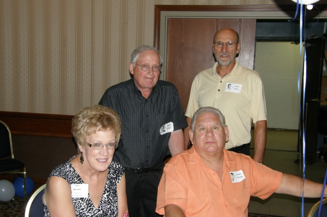 Front row- Terri and Ron Miranda
Back -  Gaylord Bishop and Jim Meyer