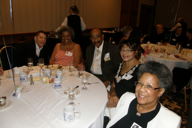 Ronald Bell, Regina Ballard Tarver, Patricia Fraction Lynch with her husband Ronald and Charlene Bethel Tate