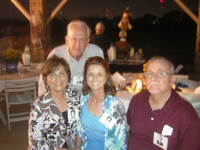 Judy Glasgow, Sharon Russell, James Russell (1964) and Mike Rader in the back.