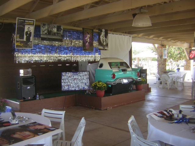 All setup and ready to party.