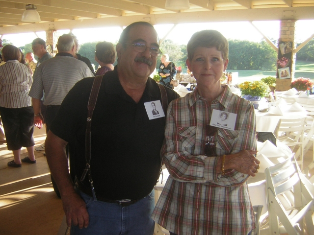 Joe Gonzales and Elda Hightower.