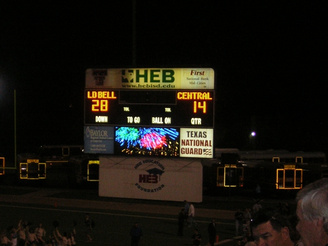 Friday Night Lights:  Bell WINS!!!!