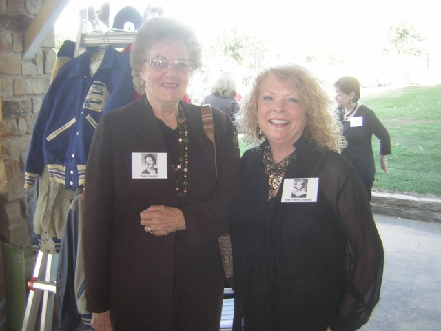 Ms Peggy Langston (English Teacher) and Susan Starnes.