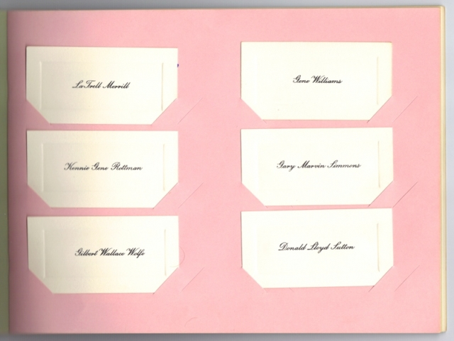 Graduation Name Cards
