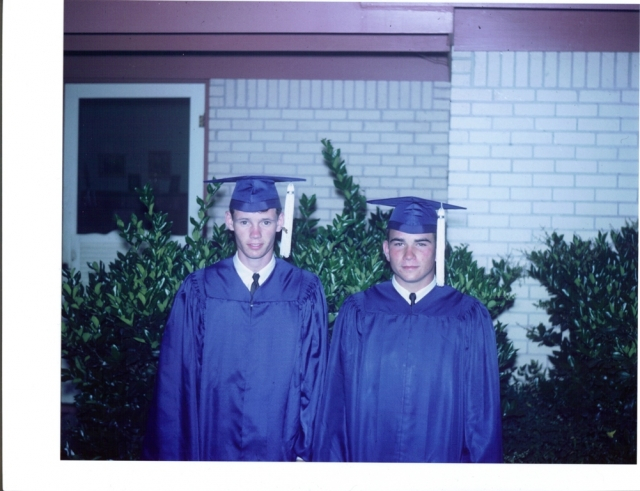 Graduation: Kenneth Miller and John Aven.