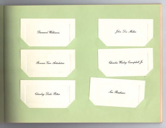 Graduation Name Cards