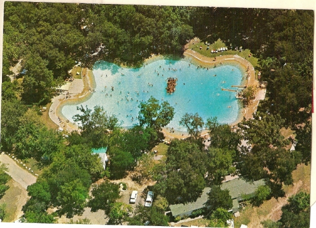 Overhead view of the Barrbrook Park and Pool in Haltom City. (Carolyn Brown)