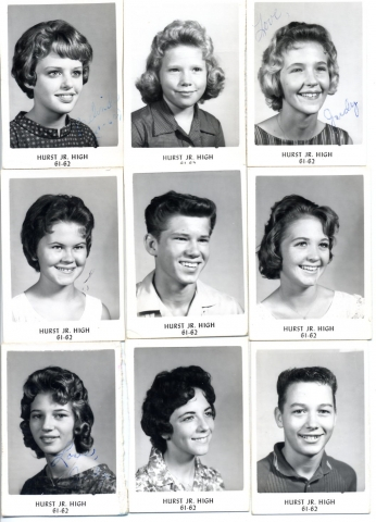 Hurst Junior High.
Contributed by Sue Beth McClure (SB-JH-03)