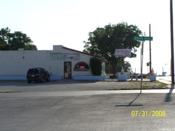 Once was Jack Clarks Hamburgers, buyem by the sack from Jack.  Dont know if this is the original building, but today it is some taco joint.