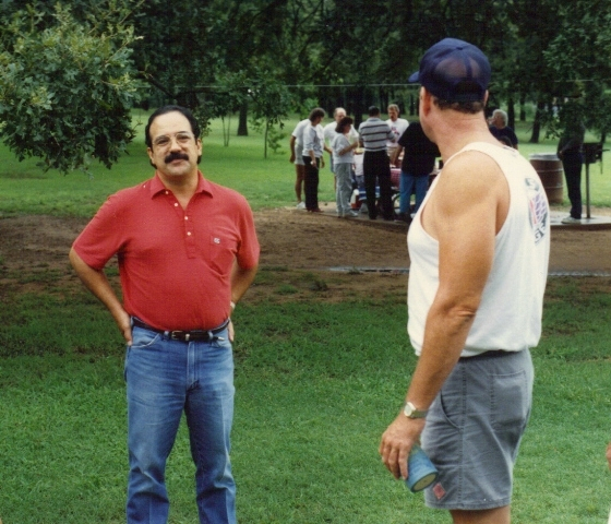 (109) 1990 Reunion: Joe Gonzales and Alan Allman.