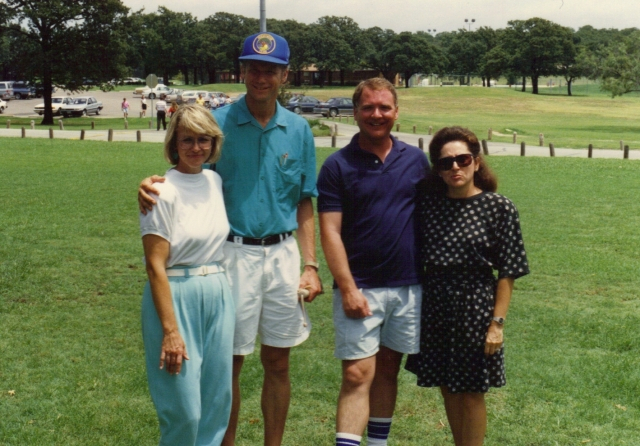 (140) 1990 Reunion: Thomas Folsom and Gary Boudreaux.