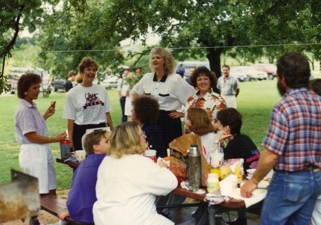 (103) Brenda Durant, Judi Waters, Ruth Ann, (? maybe Cindy Garris), Starr Bowen.