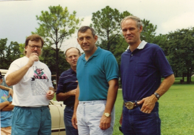 (101) 1990 Reunion: Jerry Riel, Dale Ward, Bobby Slaughter, Kenney Miller.