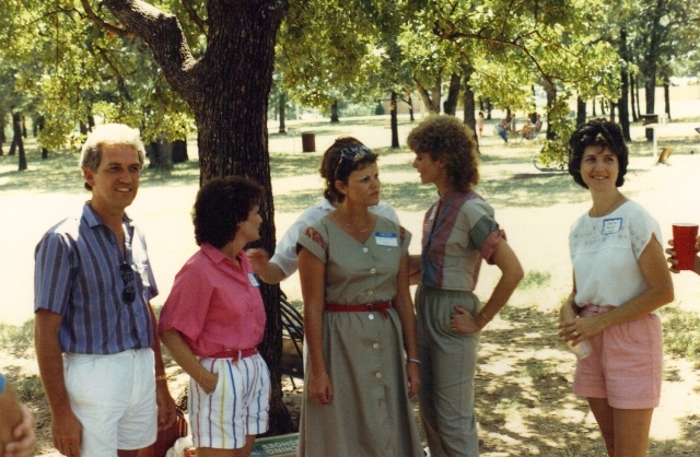 (110) 1985 Reunion: Mike Rader, Dianne Millson, Lana Sullivan, Betty Hardin and Janice Young on the far right.
