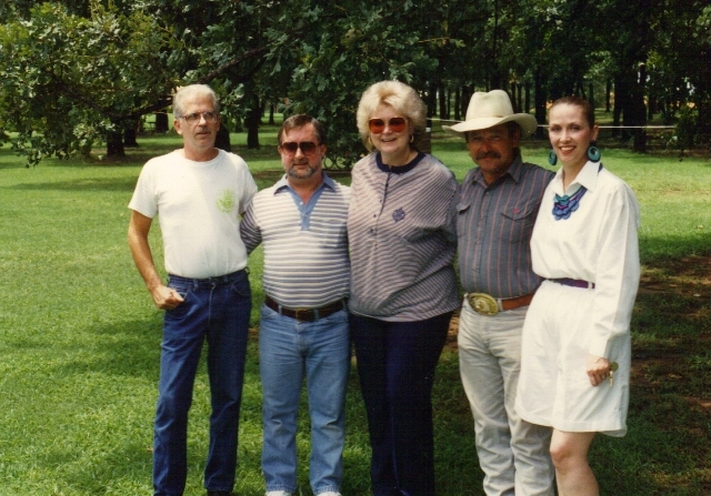 (137) 1990 Reunion: Mike Ware, Paul Savoie, Ruth Ann, Ken Rottman, Patty Fitch-Worley.
