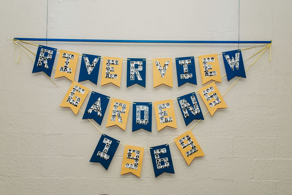 RIVERVIEW GARDENS 1969 - Custom Banner by Dorothy Fey and John Banocy! And YES, those are Class of 1969 Senior Pictures