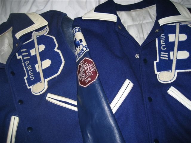 Band Jackets belonging to Lynnelle (Morelock) and Harkins Rea.