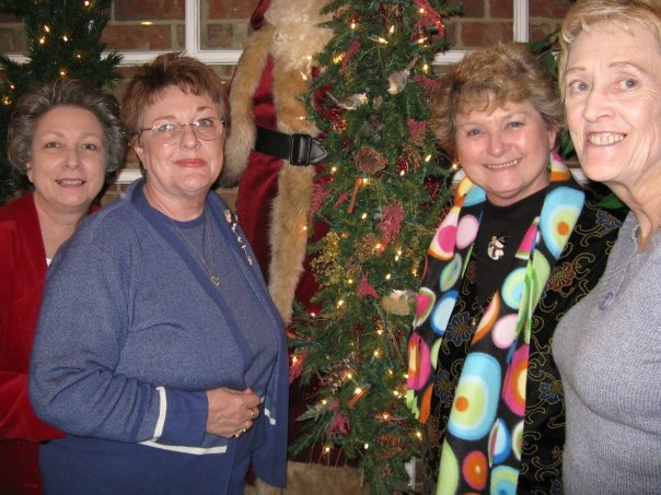 Best friends in high school:  Terri (Knight) Crawford, Paige (Joplin) Norman, Gail (Ince) Barton, and Tempie (Shelton) Griffin.
