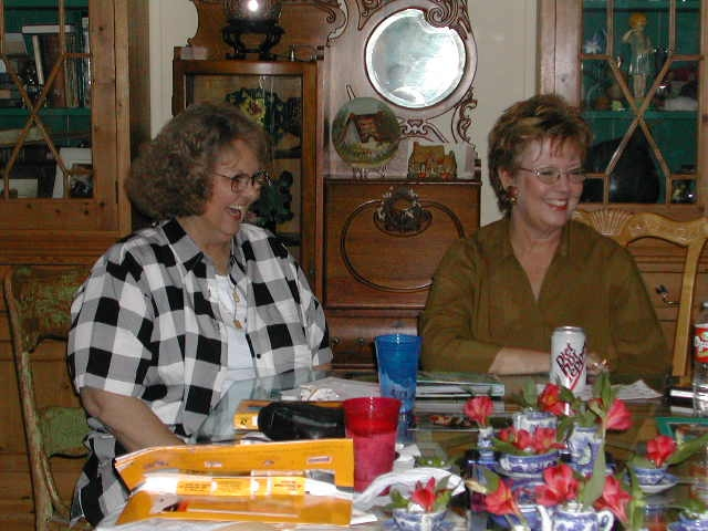 Brenda Durant and Cindy Garris.