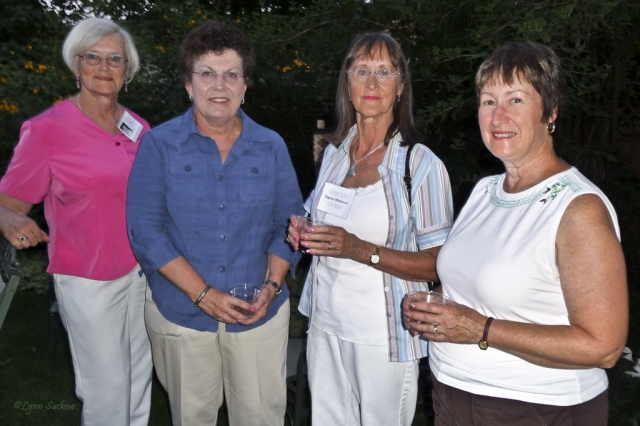 Linda (Roberts) Sitton, Kay Ellen (Jones) Miller, Doyne Morrison, and Beatrice (Beard)Groom