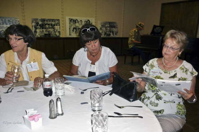Elaine (Logan) Knapp, Shirley (Weathers) Clements, Rosemary (Foss) Lee