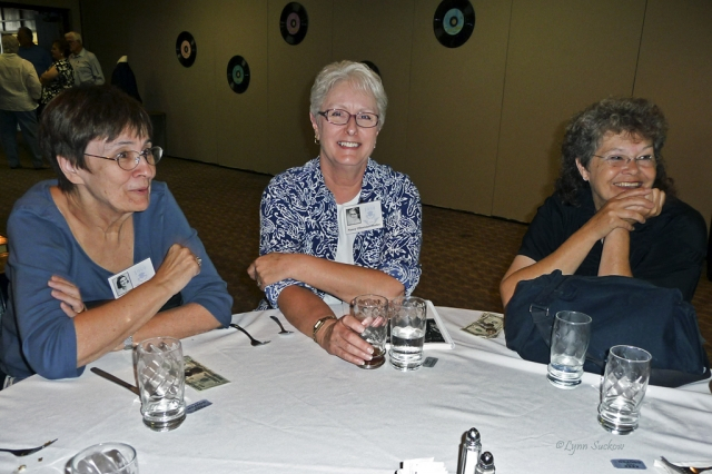 Diane (Soper) Cottam, Nancy (Sheridan) Butler, and Ellie (Isitt) Walker