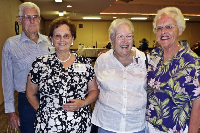 Dave and Betty (Gaskill) Garrett, Nora Jane (Wilson) Bennett, and Carolyn Bruce