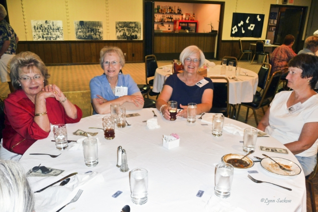 Jo Dee (Hess) Hanson, Carol (Wyckoff) Mattson, Linda (Roberts) Sitton, and Beatrice (Beard) Groom