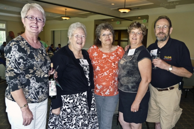 Nancy (Sheridan) Butler, Nora Jane (Wilson) Bennett, Ellie (Isitt) Walker, Lydia and Ken Strange