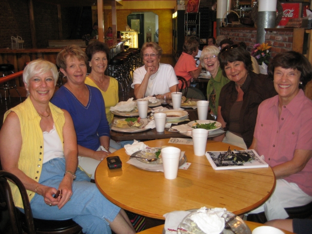 August 22, 2009 - Judy Durand Chermak, Sharon Weathers Clements, Patty Herring Lucarelli, Rosemary Foss Lee, Shan Beck Miller, Shirley Weathers Gwinn, Elaine Logan Knapp