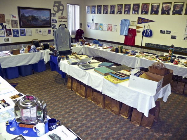 View 2 of the memorabilia room at the Elks.