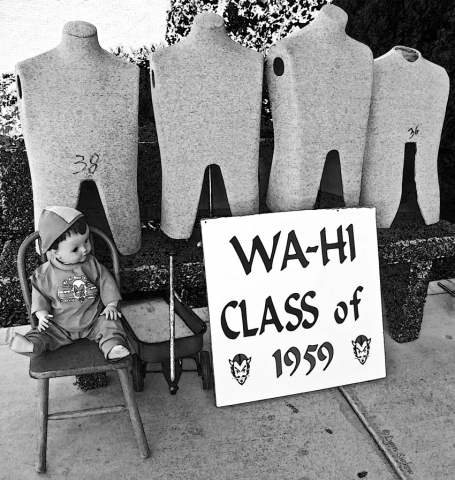 Wa-Hi class of 1959--ready to be hauled to storage.