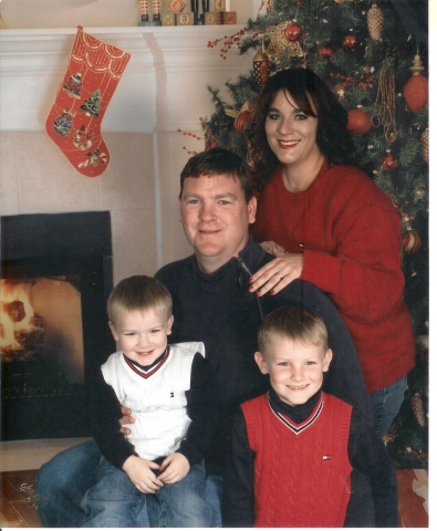 Cindy & Gary Wolfes family, Aaron, Melanie, Griffy (2½ yrs) and Kieser (6 yrs)