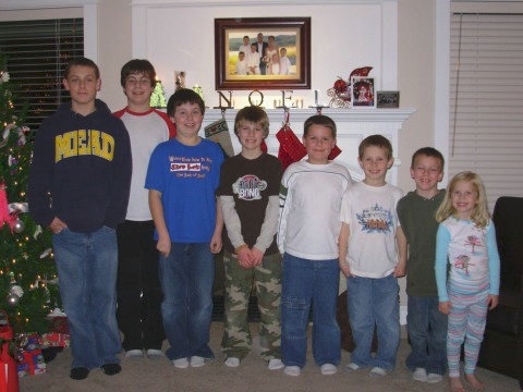 Chuck Wetzels Grandkids - all 8 of them!