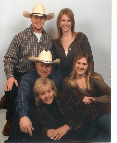 Some of Ann Rays family: Daughter Leslie & family with husband Ken, Nathan, Kristi and Nicole in Burbank, WA
