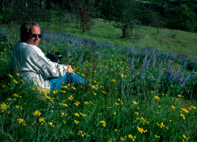 Bob Baker in the field