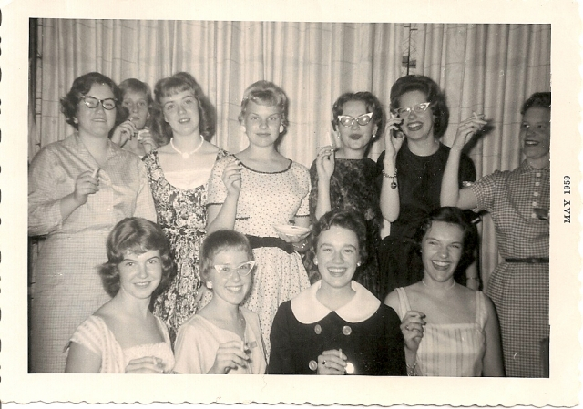 Stevie Eubanks, Janet Long, Linda Williams, Karen Poulsen, Rosemary Foss, Shan Beck, Terry Brotherton, Penny Miller, Marie Cote, Judy Durand, Elaine Logan