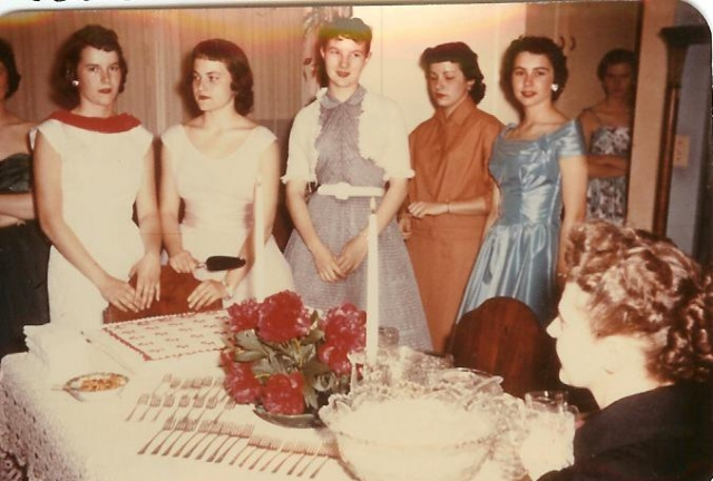 Jeune Fille Meeting/Installation of Officers