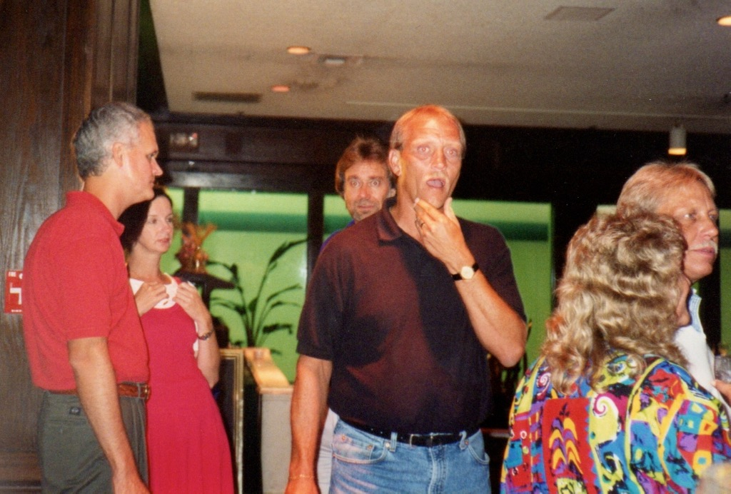 Dave and Linda Langley, Bob Calkins, Wes Walters, Donna Hopkins, Denny Hammerstone