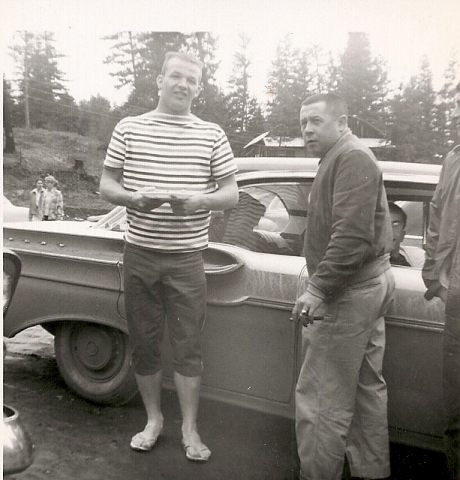 Harold Haddock and Sgt. Poovey at our Senior Sneak