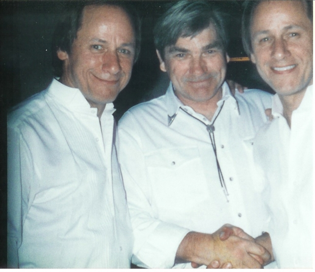 Gary Wolfe with Jon & Jim Hagar (Hee Haw twins in 96)