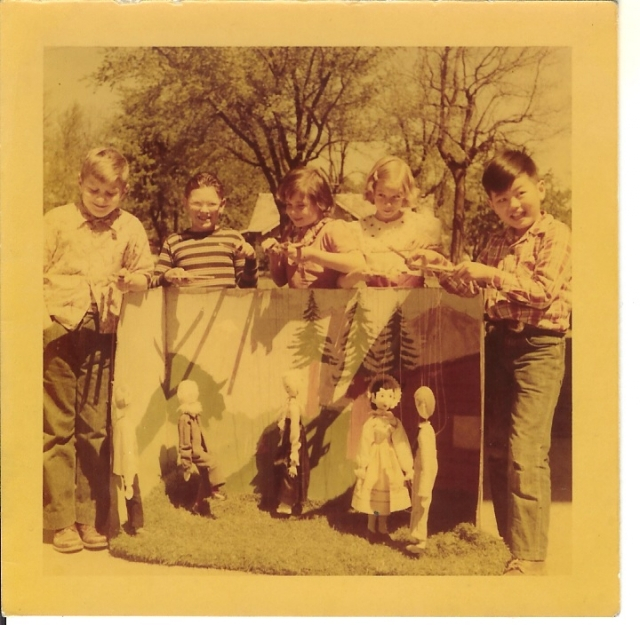Baker 4th Grade Puppet Show Heidi with Larry Hoy, Lynn Aldrich, Jo Dee Hess, Steve Singleton and Kurt Reitmeyer