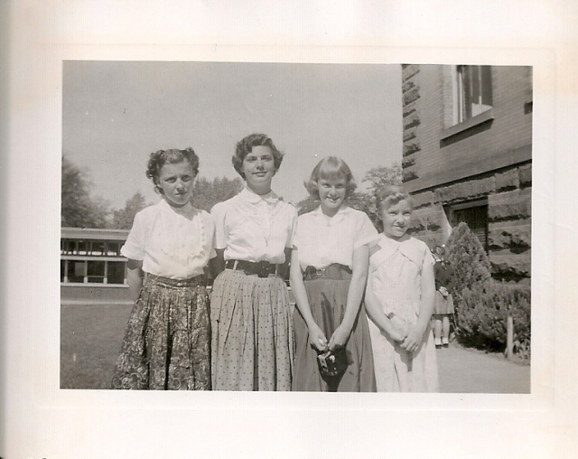 Green Park Alice McManus, Judy Carey, ?, Gretchen Miller