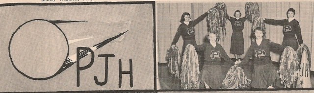 1956 Pioneer Junior High Cheerleaders