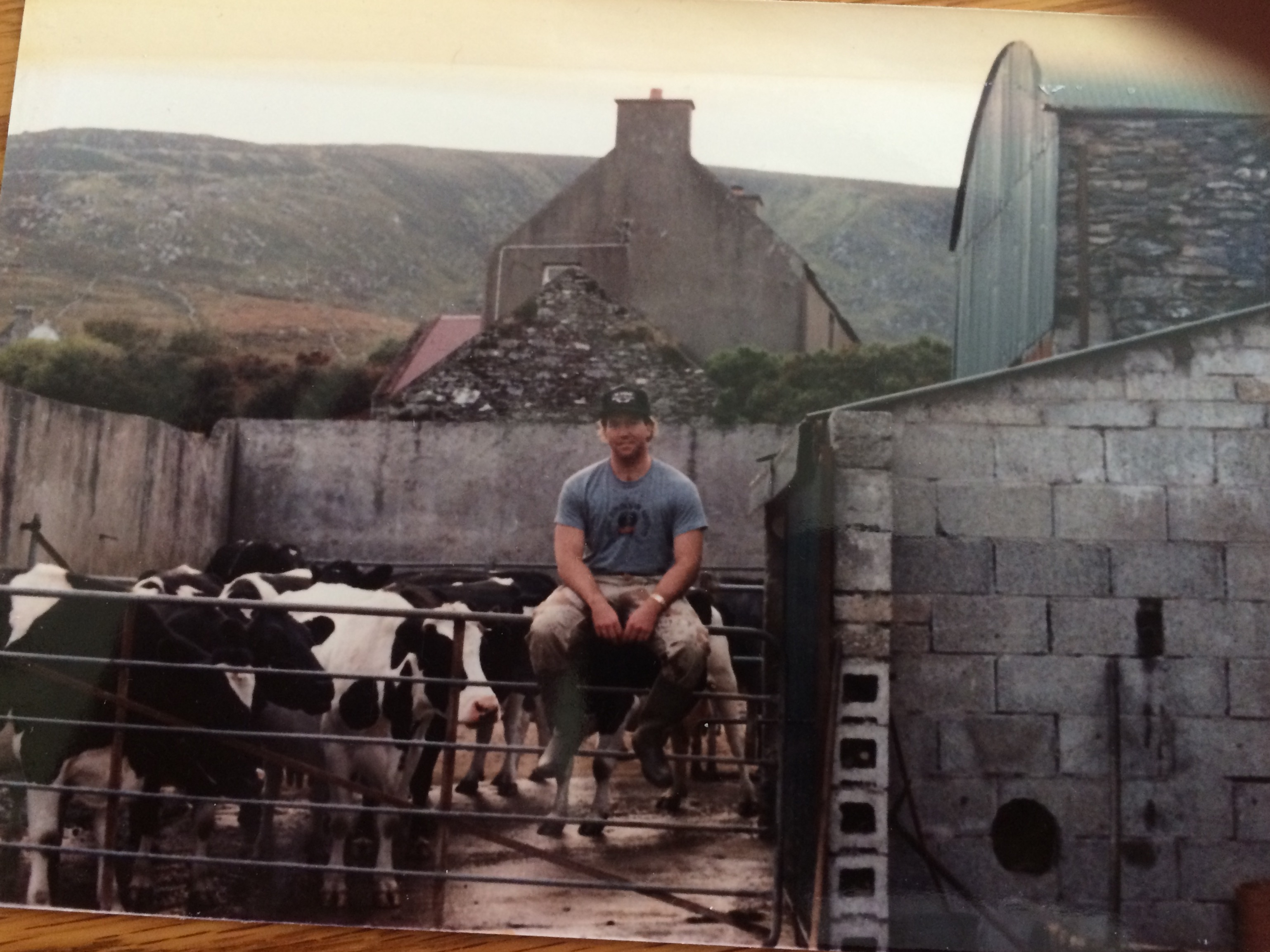 Visiting family back in Ireland
