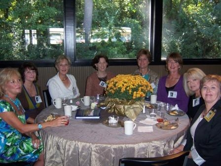 Monnie Waller, Jill Walker, Pam Childress, Libby Carmichael, Debbie Walker, Linda Turnbo, Ann McBride, Harriet McHughes at the Brunch